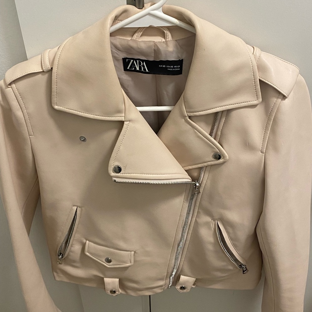 Ladies Beige Jacket Extra Small - image 2